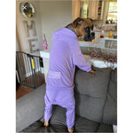 Purple Boxer Jumper Pajamas