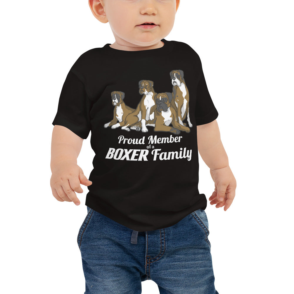 Proud Boxer Family Baby Jersey Short Sleeve Tee