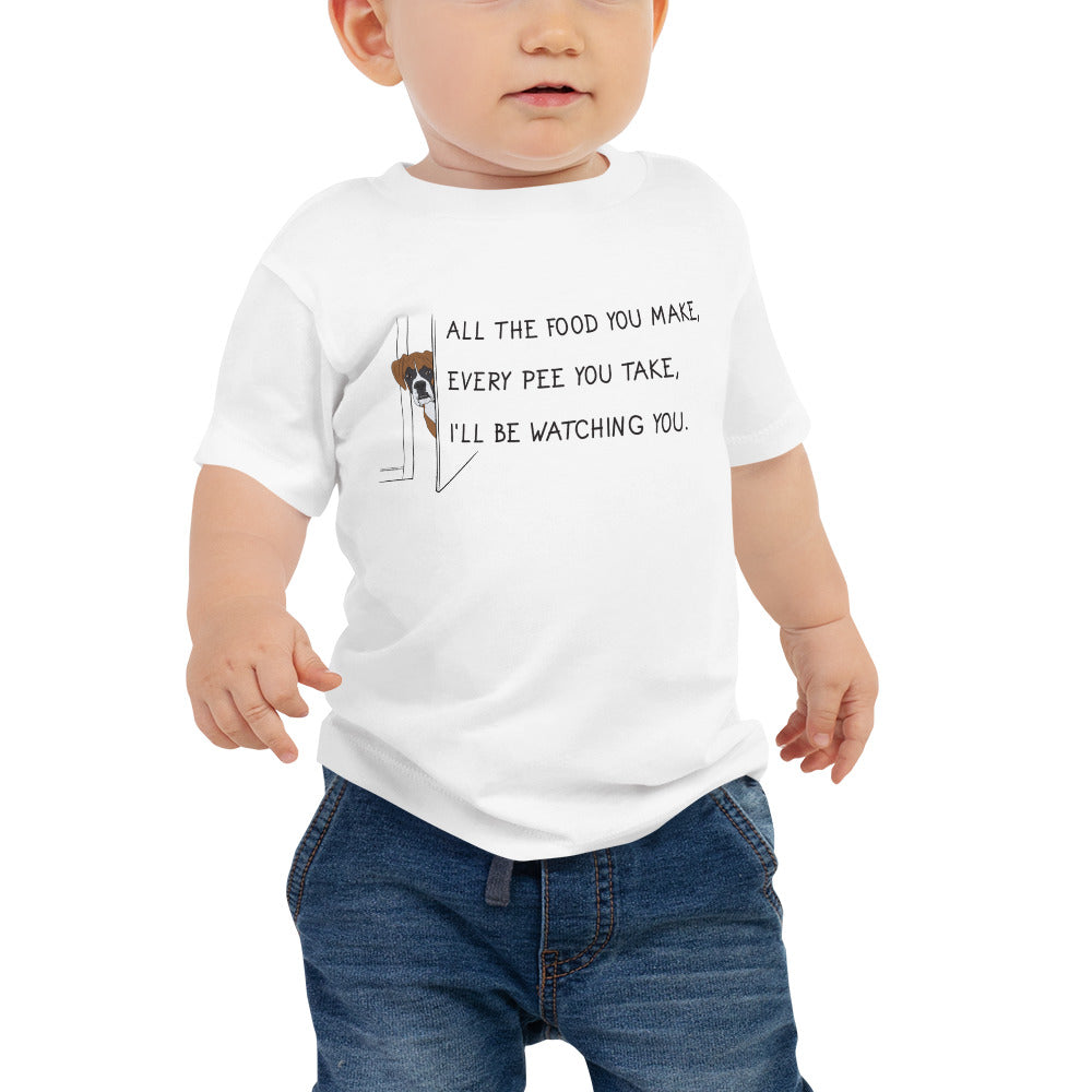 I'll Be Watching You Baby Jersey Short Sleeve Tee