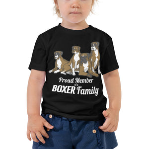 Proud Boxer Family Toddler Short Sleeve Tee