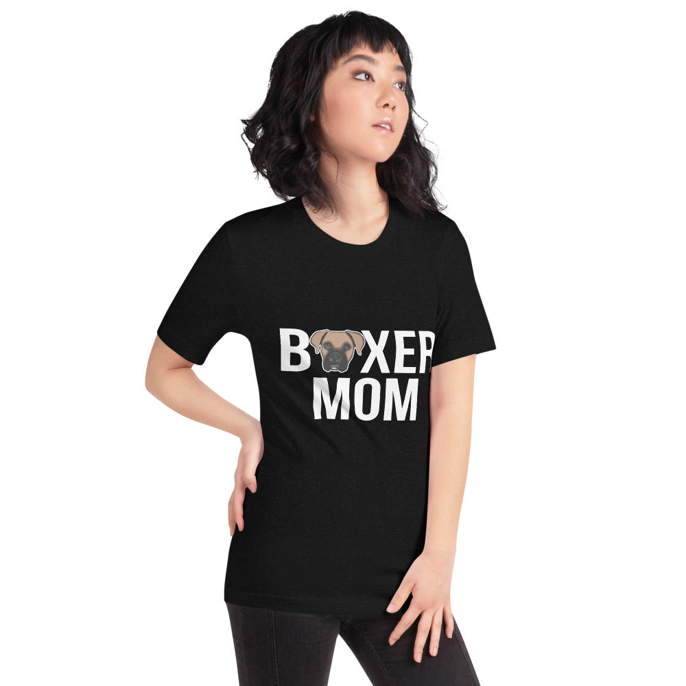 Boxer Mom Fawn Boxer Short-Sleeve Unisex T-Shirt