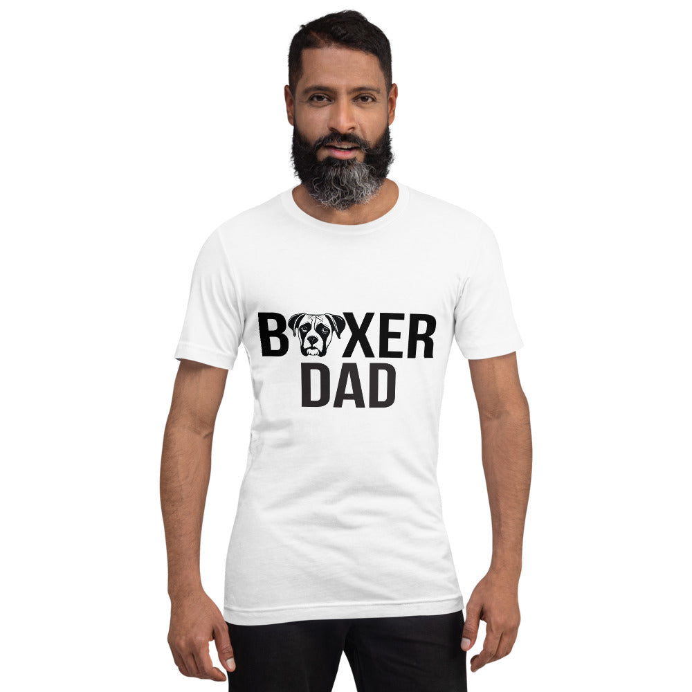 Boxer Dad White Short-Sleeve Unisex T-Shirt