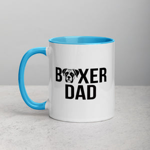 Boxer Dad Mug with Color Inside