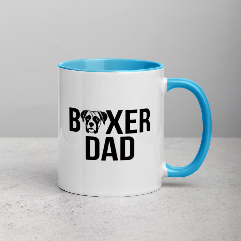 Boxer Dad Mug with Color Inside