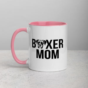 Boxer Mom Mug with Color Inside
